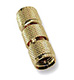 DA624G Mini-UHF Male to Mini-UHF Male Adapter - Gold