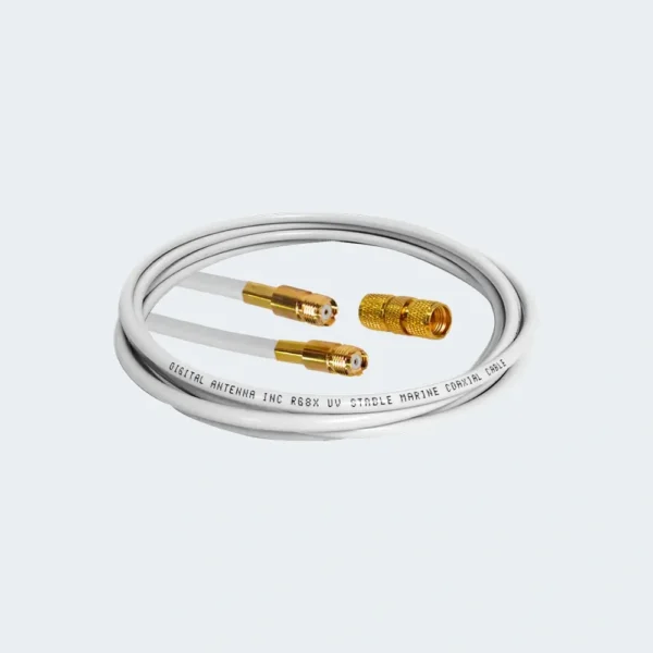 10' RG-8X w/ mini F & mini F w/ mini M adapter